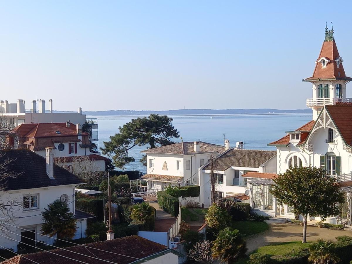 Appt T2 Avec Vue Exceptionnelle Sur Le Bassin D'Arcachon Apartment Luaran gambar